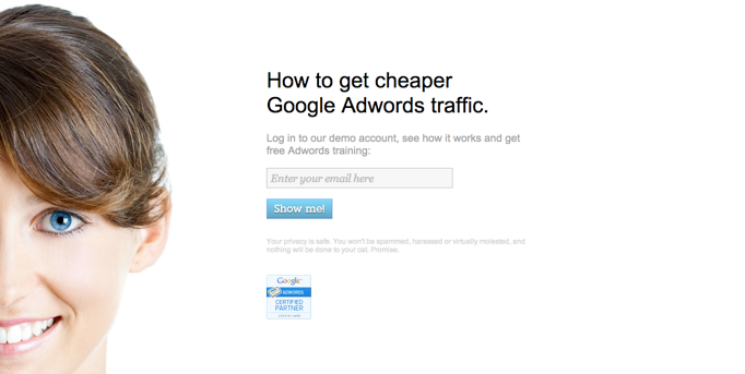 Landing Page Winning Variation Landing Page Winning Variation